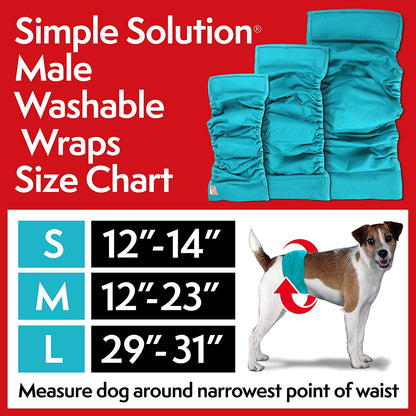 Simple Solution Washable Male Dog Wraps