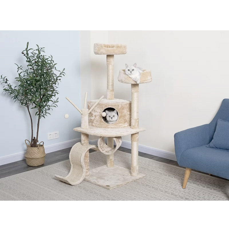 Go Pet Club 55" Cat Tree Condo
Overall Size : 38"L x 30"W x 55"H
