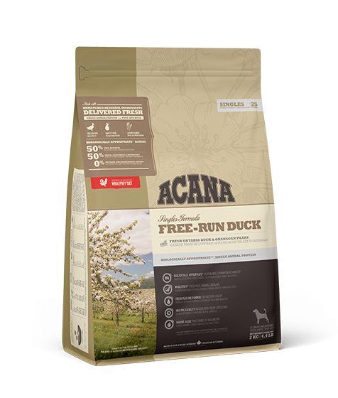 Acana Free Run Duck Recipe Dry Dog Food - 2KG
