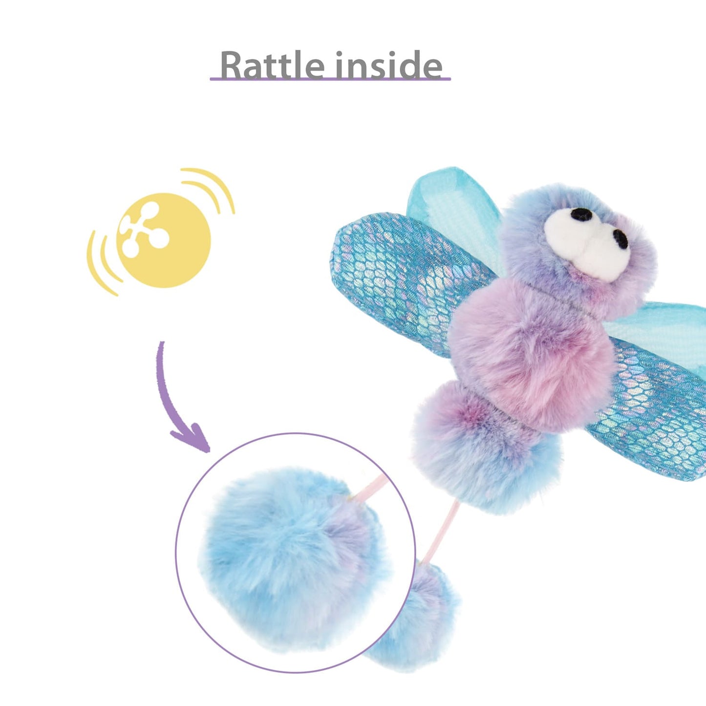 GiGwi Catch & Scratch Dragonfly