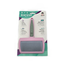 Saas Grooming Fluffy Brush Purple 18x11.7x2.3 CM--