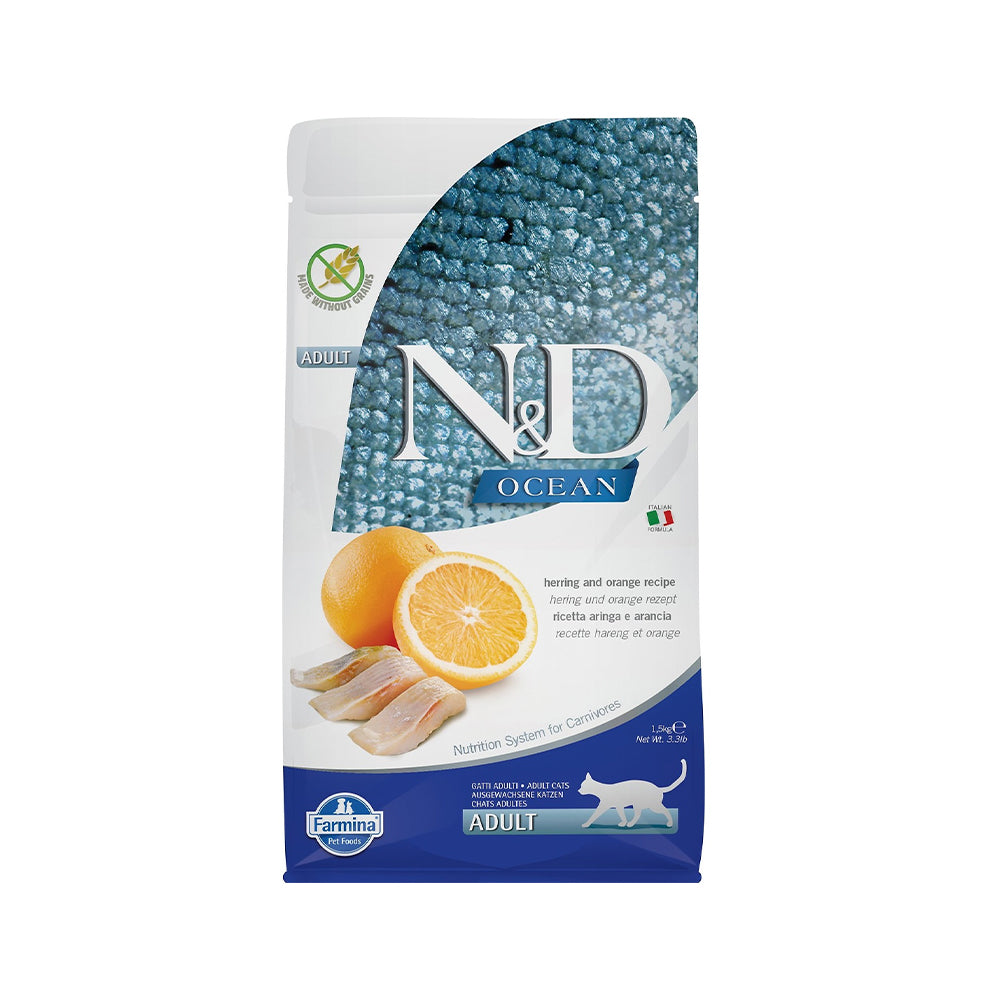 Farmina N&D Ocean Cat Herring&Orange Adult 300g