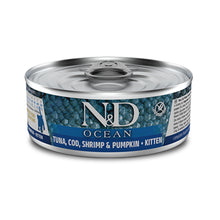 Farmina N&D Ocean Cat Tuna Cod Shrimp & Pumpkin Kitten 80g