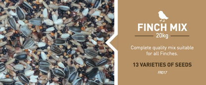 Farma Finch Mix Natural Bird Food – 20 kg | 13-Seed Blend for All Finches