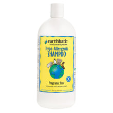 earthbath® Hypo-Allergenic Shampoo, Fragrance Free, For Sensitive Skin, Made in USA - 32 oz
