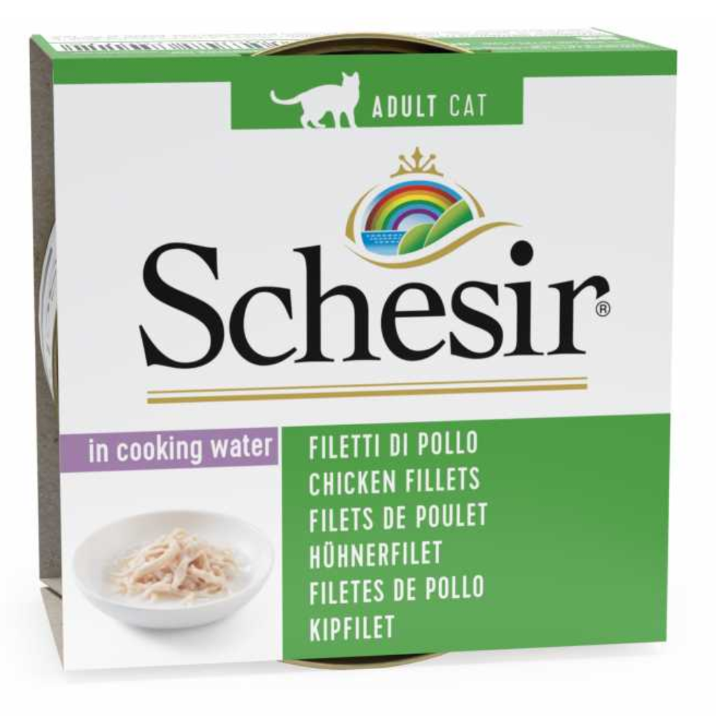 Schesir Cat Wet Food-Chicken Fillets Natural Style7x85g