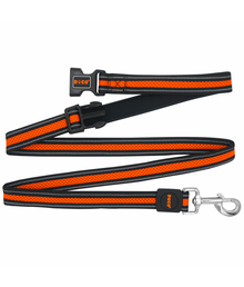 حبل DOCO® Athletica Easy-Snap Air Leash بطول 6 أقدام (DCA1372) [اللون - برتقالي أمان، المقاس - متوسط/كبير]