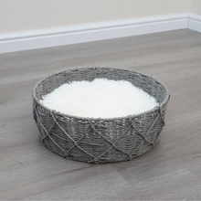 Catry Cat Bed Basket 40x40x15h cm-HY240187-1