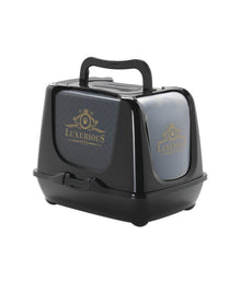 Moderna Trendy Cat-Litter box[Color - Black, Size - XL]