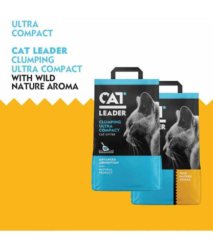 Geohellas Cat Leader Clumping Ultra Compact Cat Litter 10kg