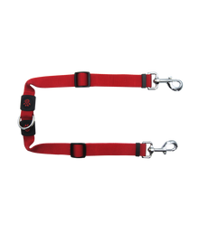 DOCO® Signature Coupler Nylon Dog Leash - Adjustable Length (DCSX2)[Color - Maroon, Size - S]