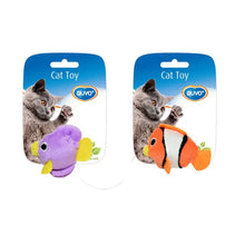 Duvo Assortment Fish Orange/Blue 2pc - 7.5x 9 x 3.5cm[Dimension - 7.5 x 9 x 3.5cm]