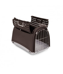 IMAC Linus Cabrio 2nd Life - Carrier For Cats And Dogs[Color - Brown, Dimension - 50 x 32 x 34.5cm]