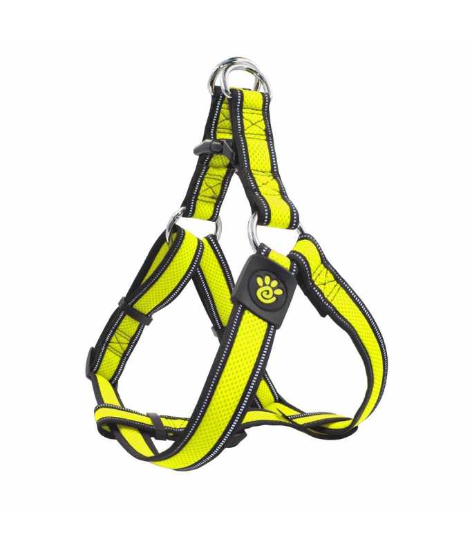 حزام الأمان DOCO® Athletica Air Step-In Harness (DCA202) [المقاس - متوسط، اللون - أخضر ليموني فاقع]