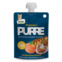 Dentalight Prebiotics+ PURRE creamy Treats For Cat -Chicken & Scallop 85g [12pcs/case]