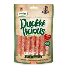 Dentalight Duckki Licious Jerky Treats For Dogs-Duck Wrapped Hide 70g