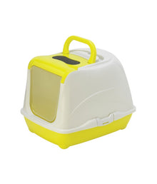 Moderna Flip Cat-Litter Box[Color - Yellow, Size - XL]