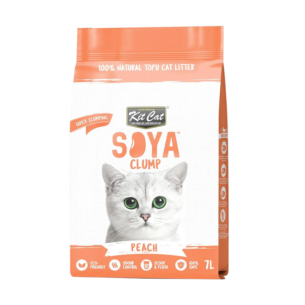 Kit Cat Soya Clump Soybean Clumping Cat Litter 7L 1 Bag