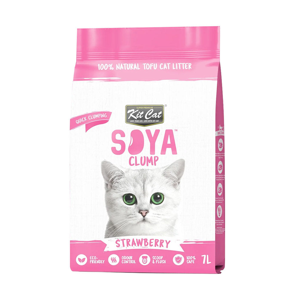 Kit Cat Soya Clump Soybean Clumping Cat Litter 7L 1 Bag