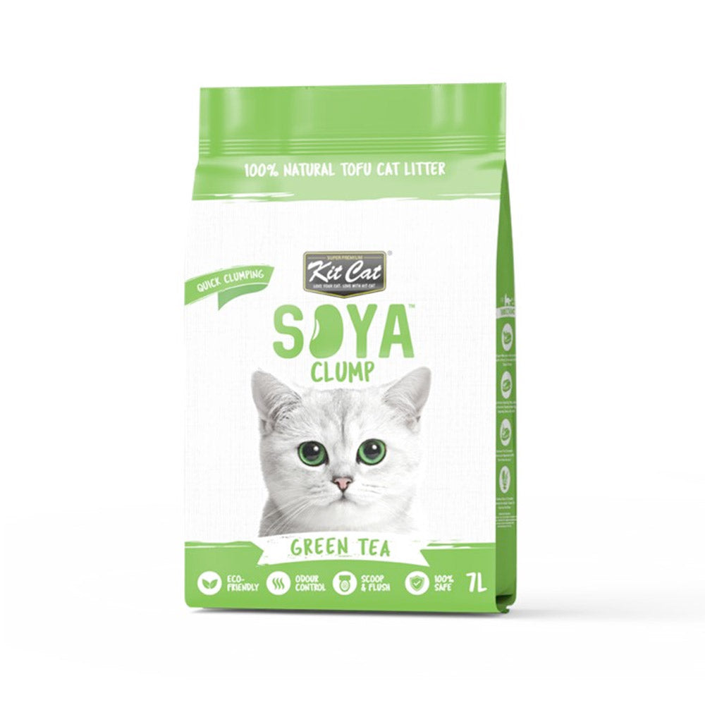Kit Cat Soya Clump Soybean Clumping Cat Litter 7L 1 Bag