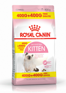 Royal Canin Feline Health Nutrition Kitten 400g + 400g FREE