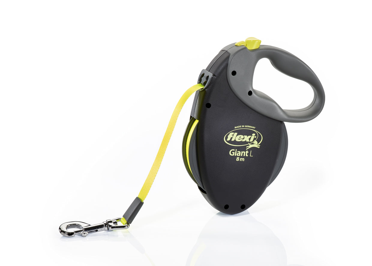 Flexi Giant L Tape 8 m, black/ neon
