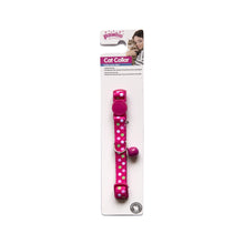 Pawise cat collar-polka dots,pink