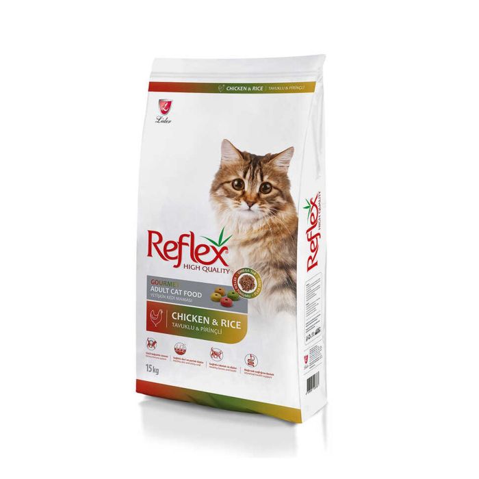 Reflex Adult Cat Food Gourmet Chicken & Rice 15 Kg