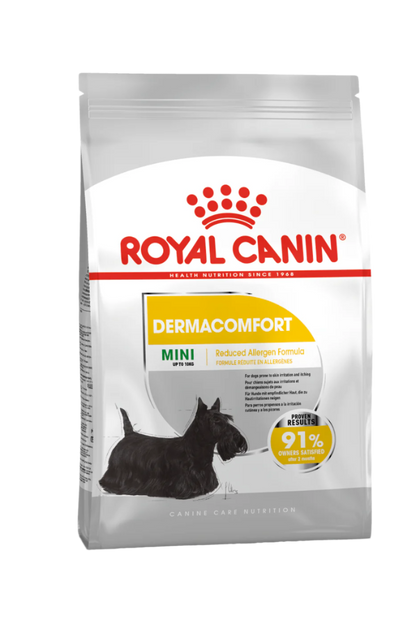 Royal Canin Mini Adult Dermacomfort Dry Dog Food 3KG
