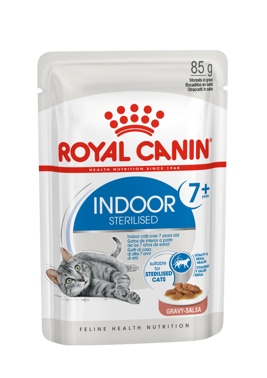 Royal Canin Feline Health Nutrition Indoor 7+ (Wet Food - Pouches) 12 x 85 g