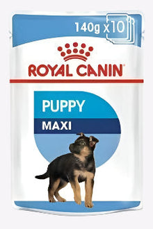 Royal Canin Size Health Nutrition Maxi Puppy (Wet Food - Pouches) 10 x 140 g