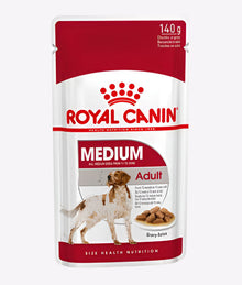 Royal Canin Size Health Nutrition Medium Adult (Wet Food - Pouches) 10 x 140 g