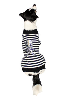 Skull and Cross Bone Dog Jumper - Medium