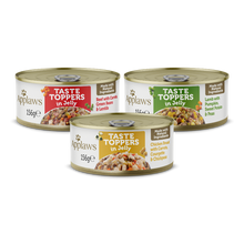 Applaws Taste Toppers in Jelly Selection Wet Dog Food 8 x 156g Tins