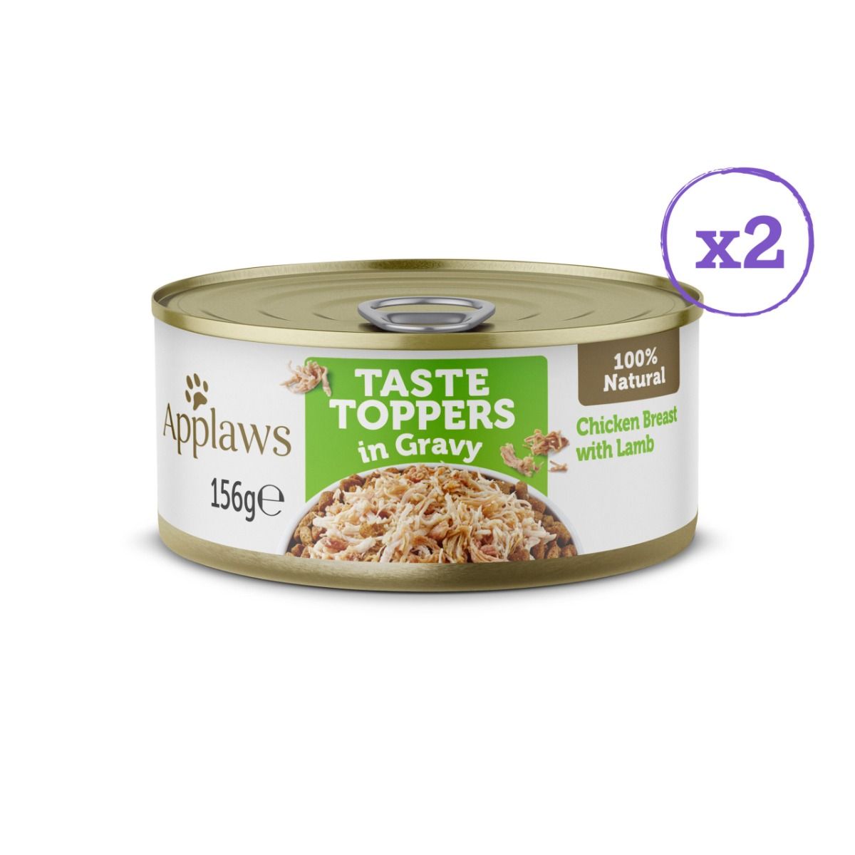 Applaws Taste Toppers in Gravy Chicken Selection Wet Dog Food 8 x 156g Tins