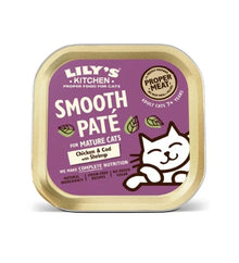 Lily's Kitchen Chicken Cod & Shrimps Pate Mature Cat Wet Food Box 6x85G