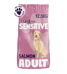 Burgess Sensitive Adult Salmon Dry Dog Food - 12.5KG