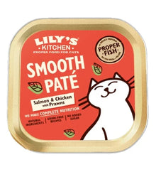 Lily's Kitchen Salmon & Chicken Pate Wet Cat Food Box 6x85G