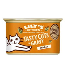 Lily's Kitchen Tasty Cuts Chicken Wet Cat Food Box 6x85G