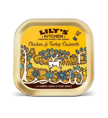 Lily's Kitchen Chicken & Turkey Casserole Wet Dog Food Box 10x150G
