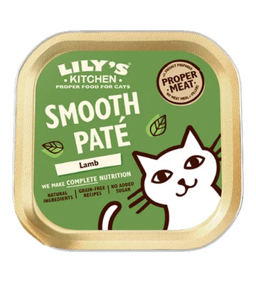 Lily's Kitchen Lamb Pate Wet Cat Food Box 6x85G