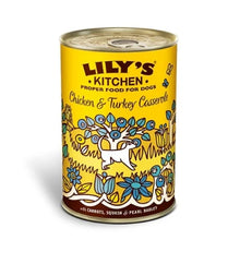 Lily's Kitchen Chicken & Turkey Casserole Wet Dog Food Box 6x400G