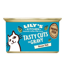 Lily's Kitchen Tasty Cuts Ocean Fish Wet Cat Food Box 6x85G