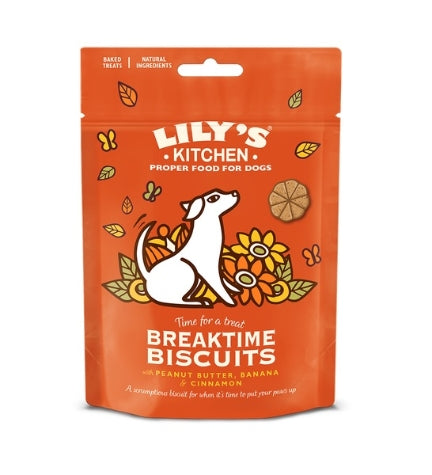 Lily's Kitchen Breaktime Biscuits Dog Treats - 80G