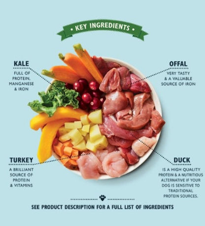 Lily's Kitchen Turkey & Duck Recipe Puppy Wet Food Box 6x400G