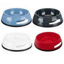 Trixie Basic Plastic Bowl with Non-Slip Base for Dogs - BLACK/750ML