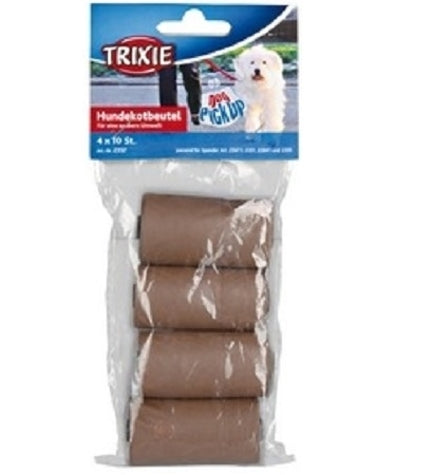 Trixie Medium Biodegradable Dog Dirt Bag - 4X10PCS