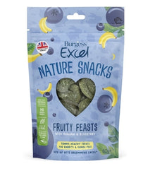 Burgess Excel Fruity Feasts Small Pet Treats - 60G