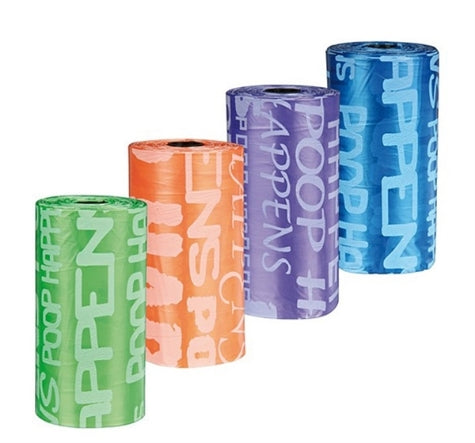 Trixie Medium Assorted Colours Dog Dirt Bags