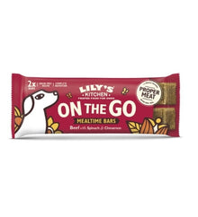 Lily's Kitchen Beef on the Go Bars for Dogs - 40G